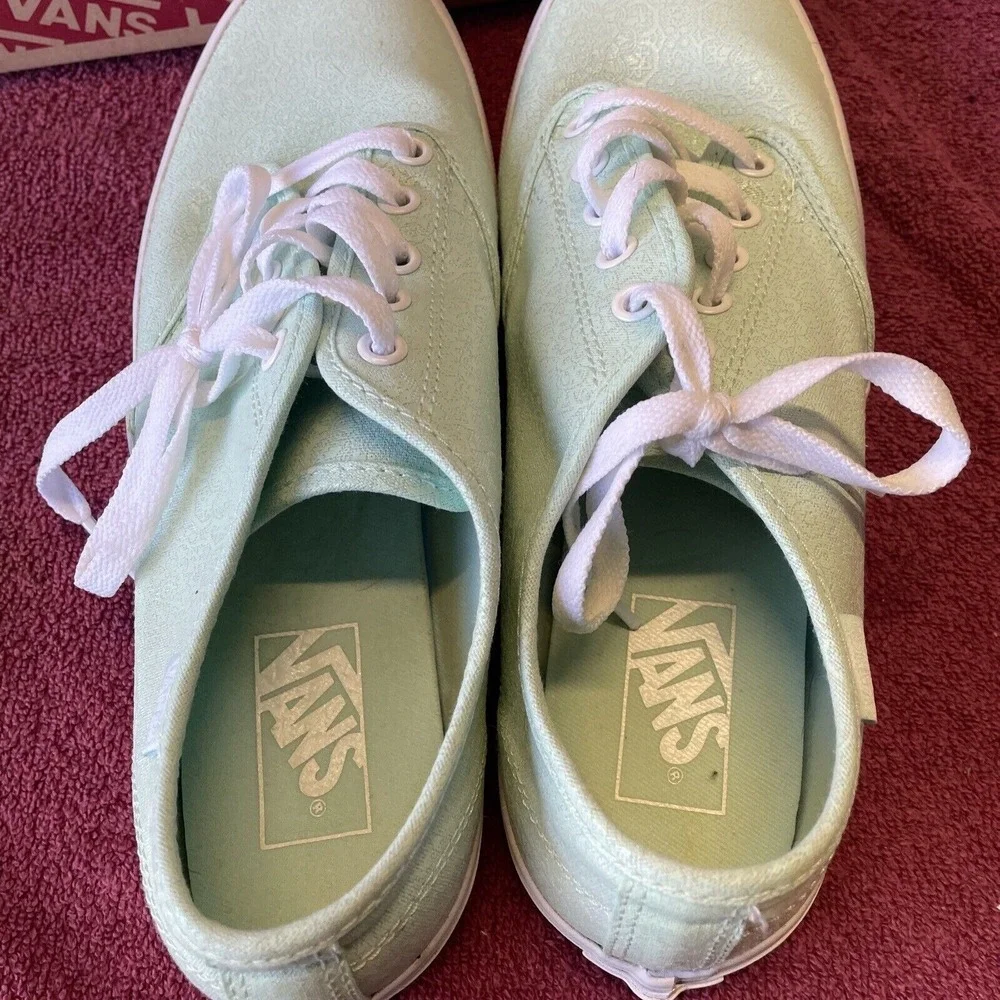 Vans Camden Stripe Henna Pastel Mint Women's  10 NIB! Rare Model VN000ZSOIR1‎